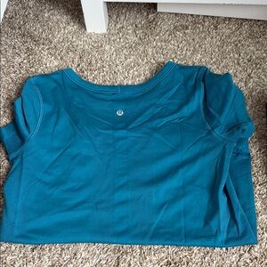 Lululemon Athletica Blue Short Sleeve T-Shirt